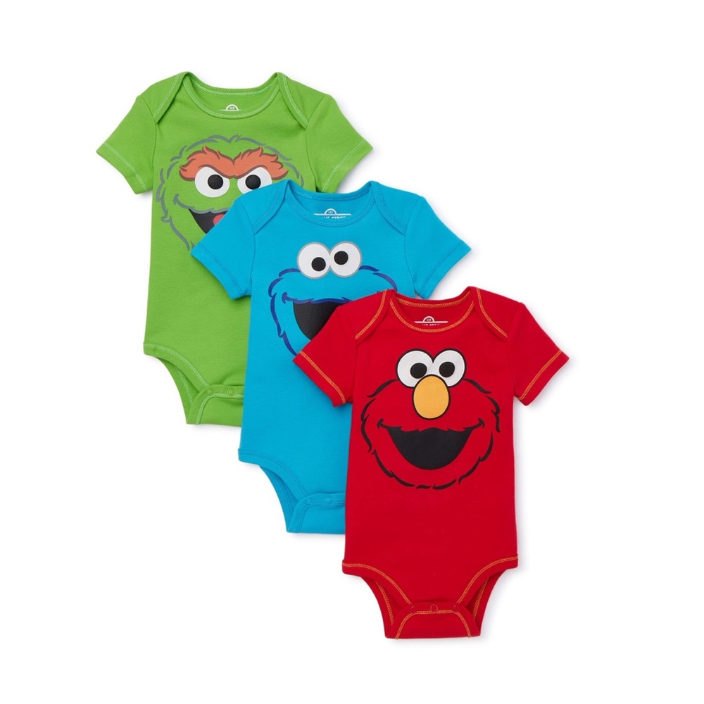 Sesame Street Baby Boy Bodysuits